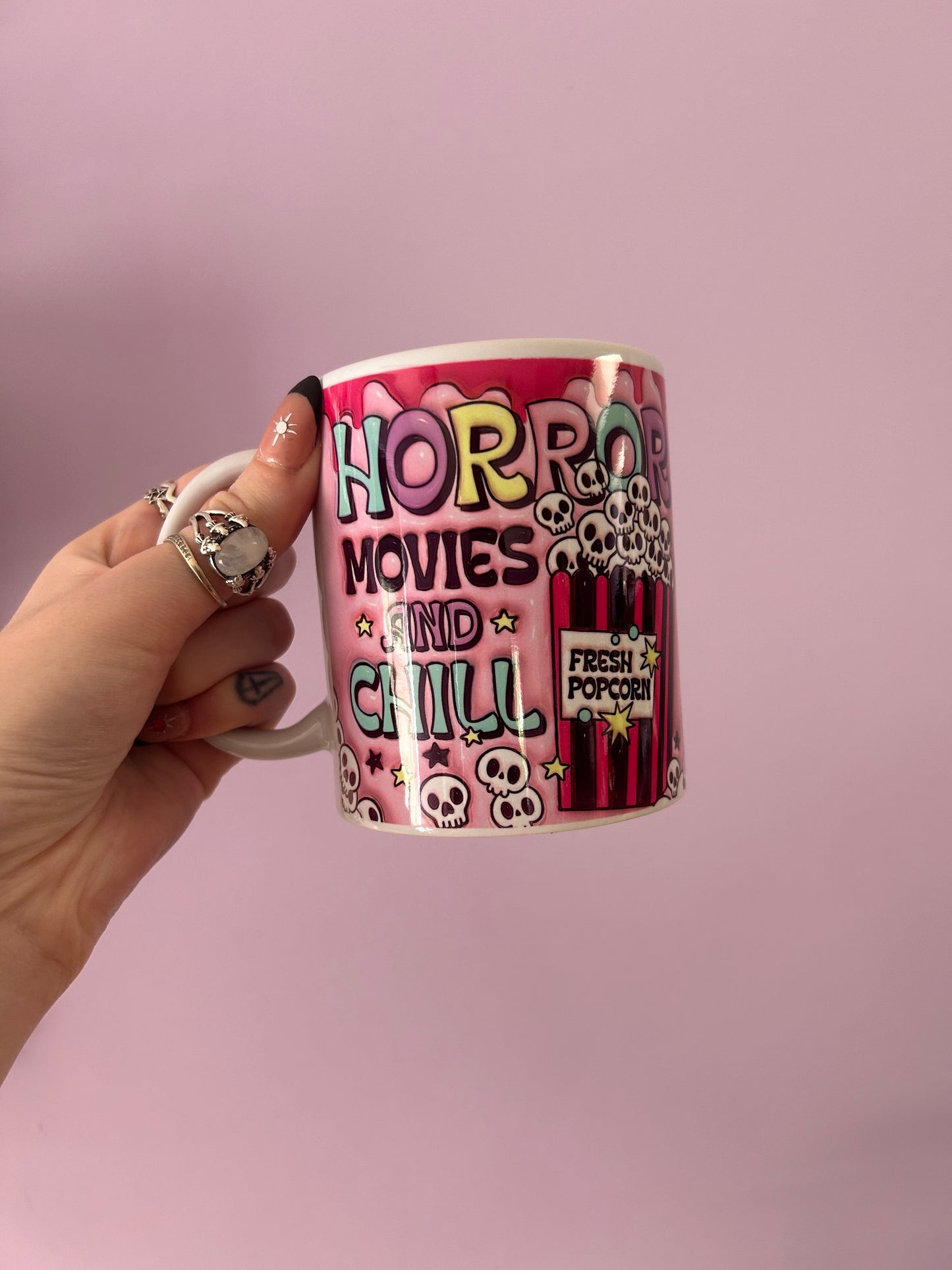 3D horror movies mug