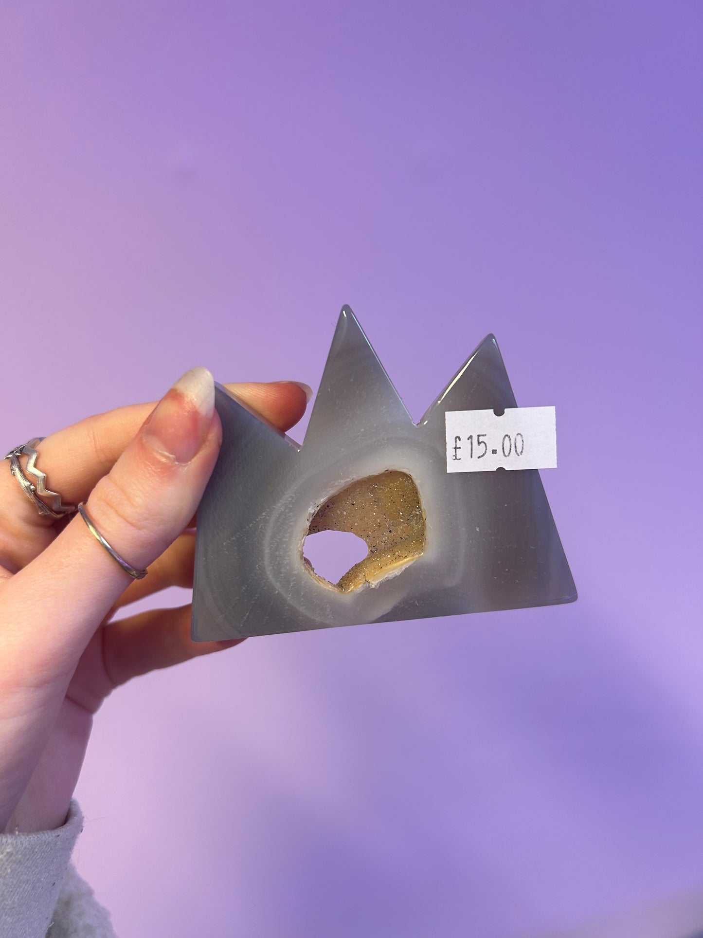 Druzy mountain crystal