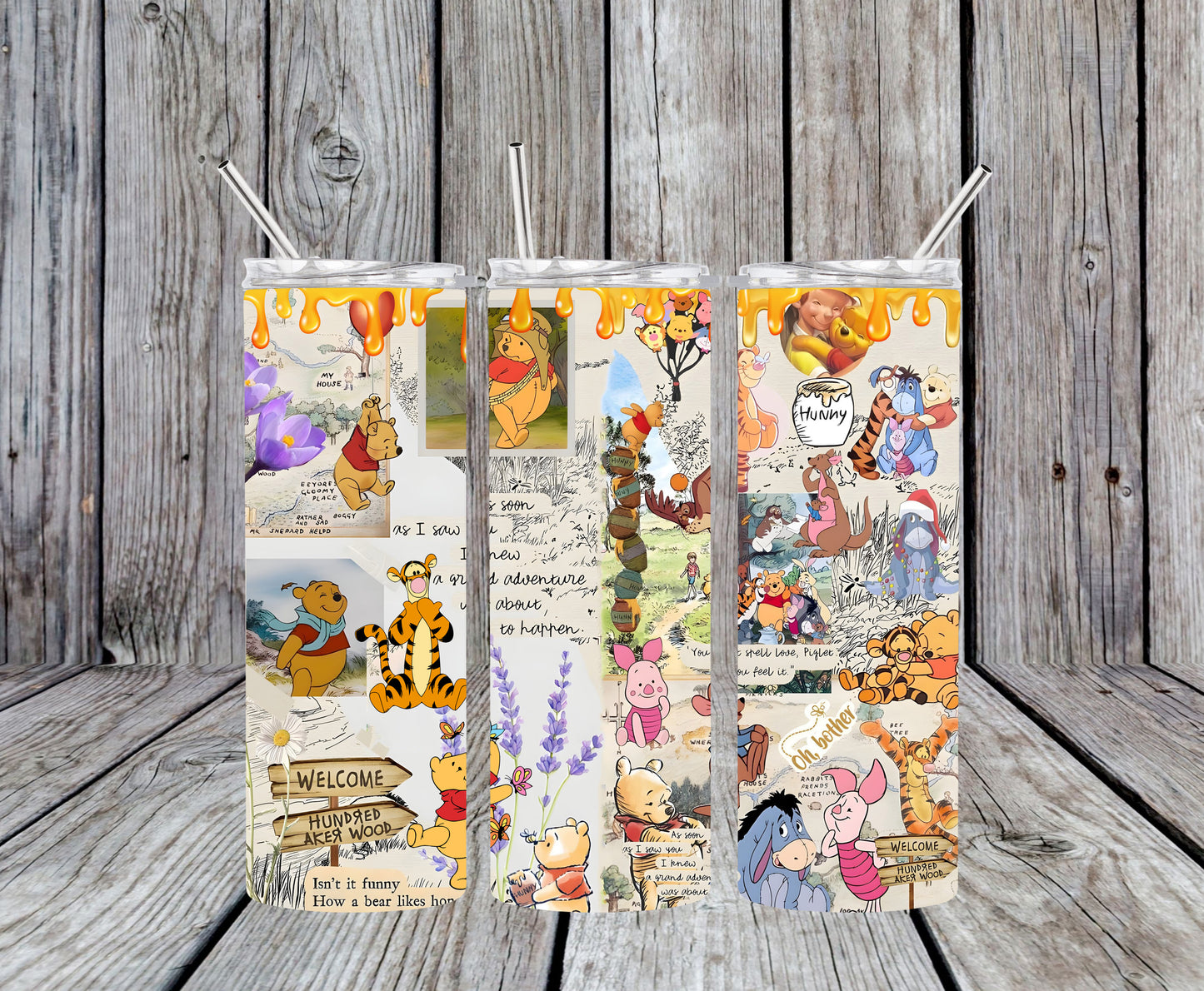 Popular honey bear 20oz skinny tumbler