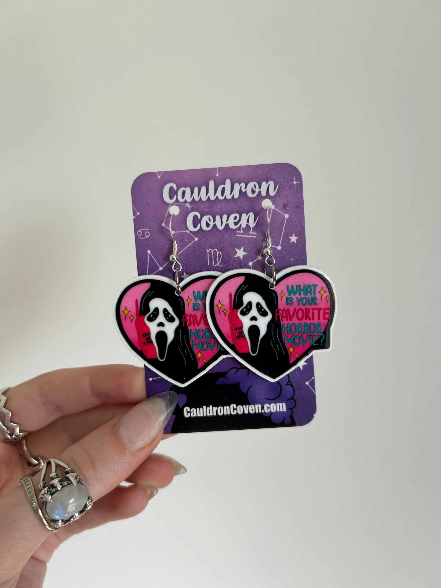 Fav horror movie? classics earrings