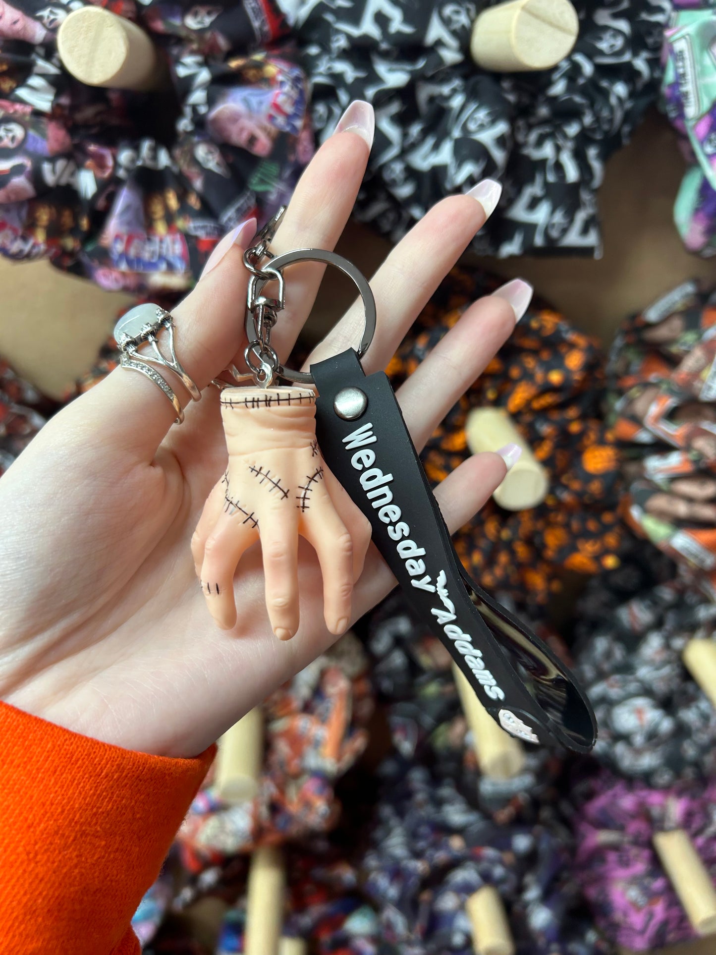 Hand horror keychain