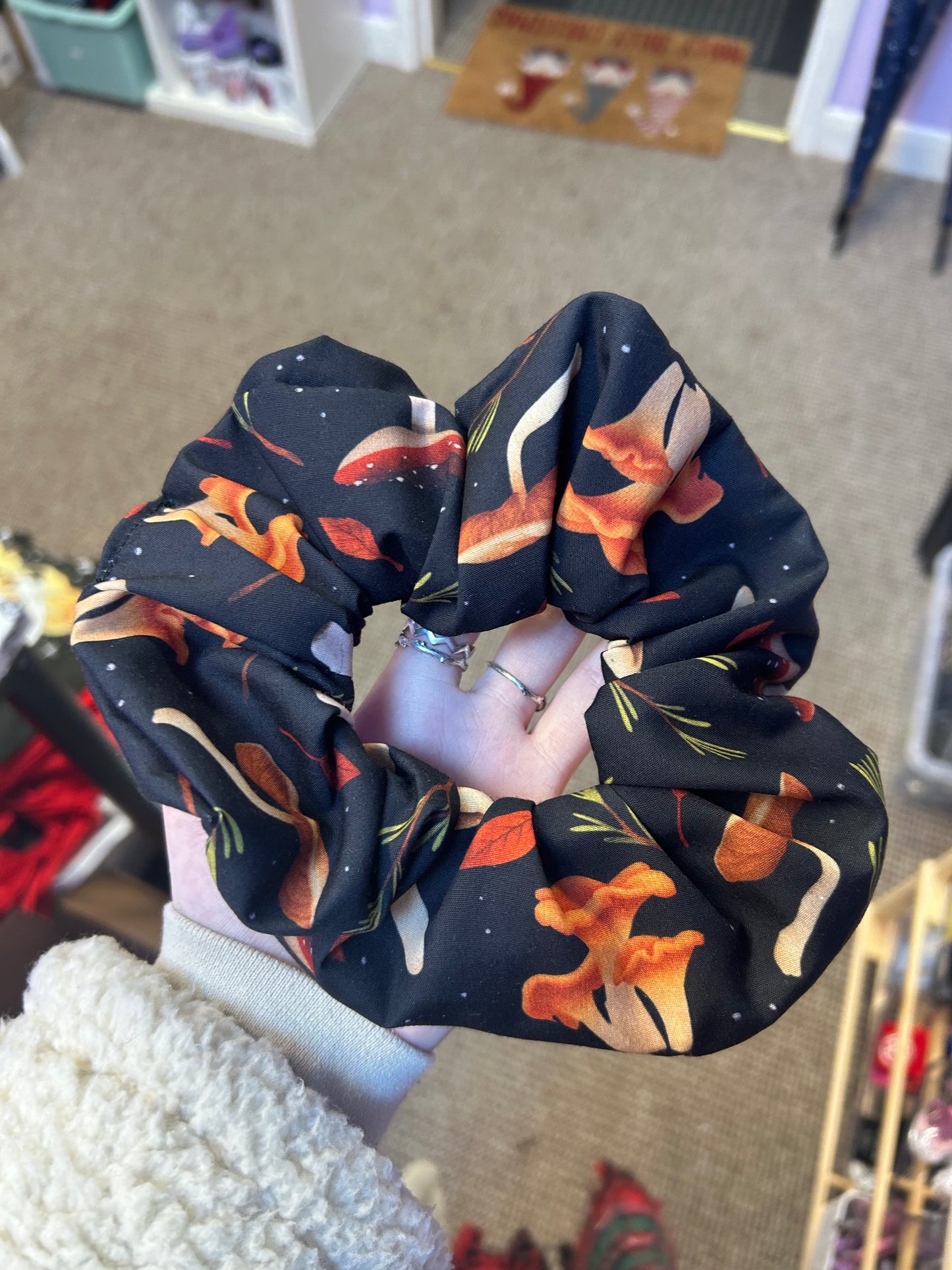 Mushies hair scrunchie