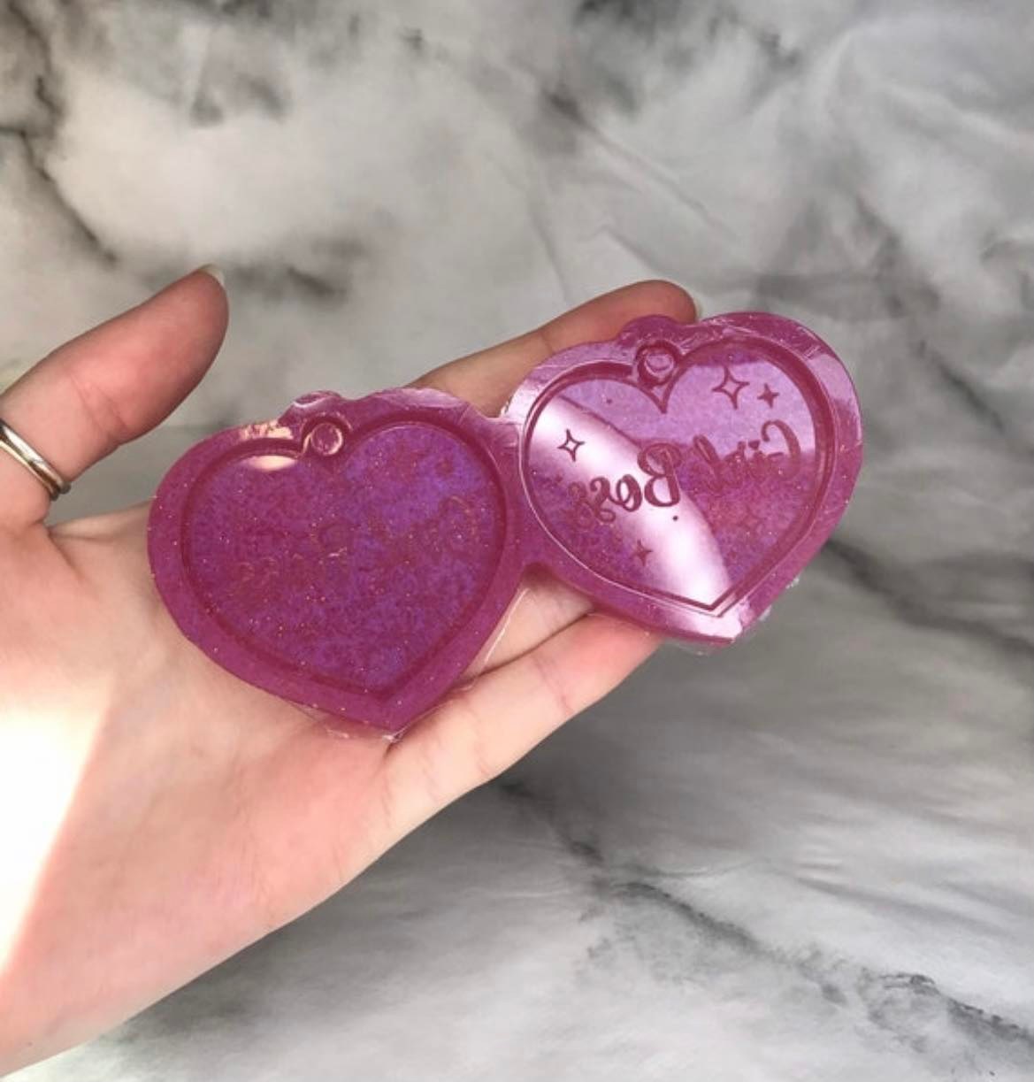 girl boss - silicone earring mould