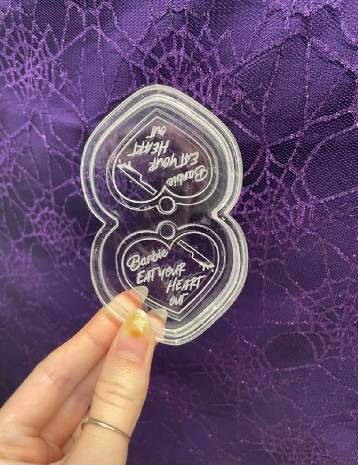 barbie eat your heart out - silicone earring moulds