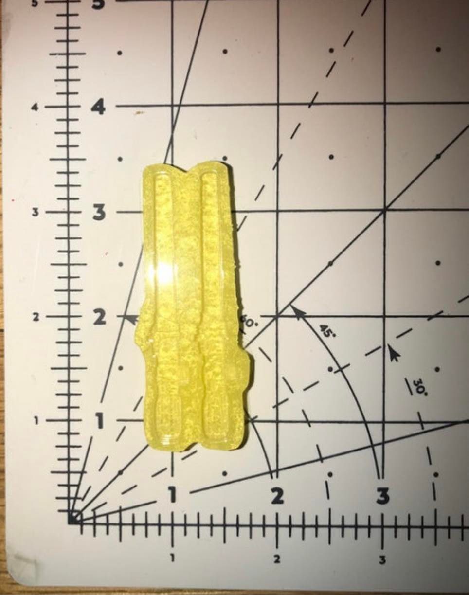 light wands - silicone earring mould