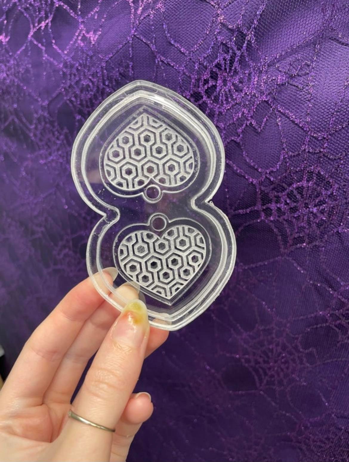 horror walls hearts - silicone earring moulds