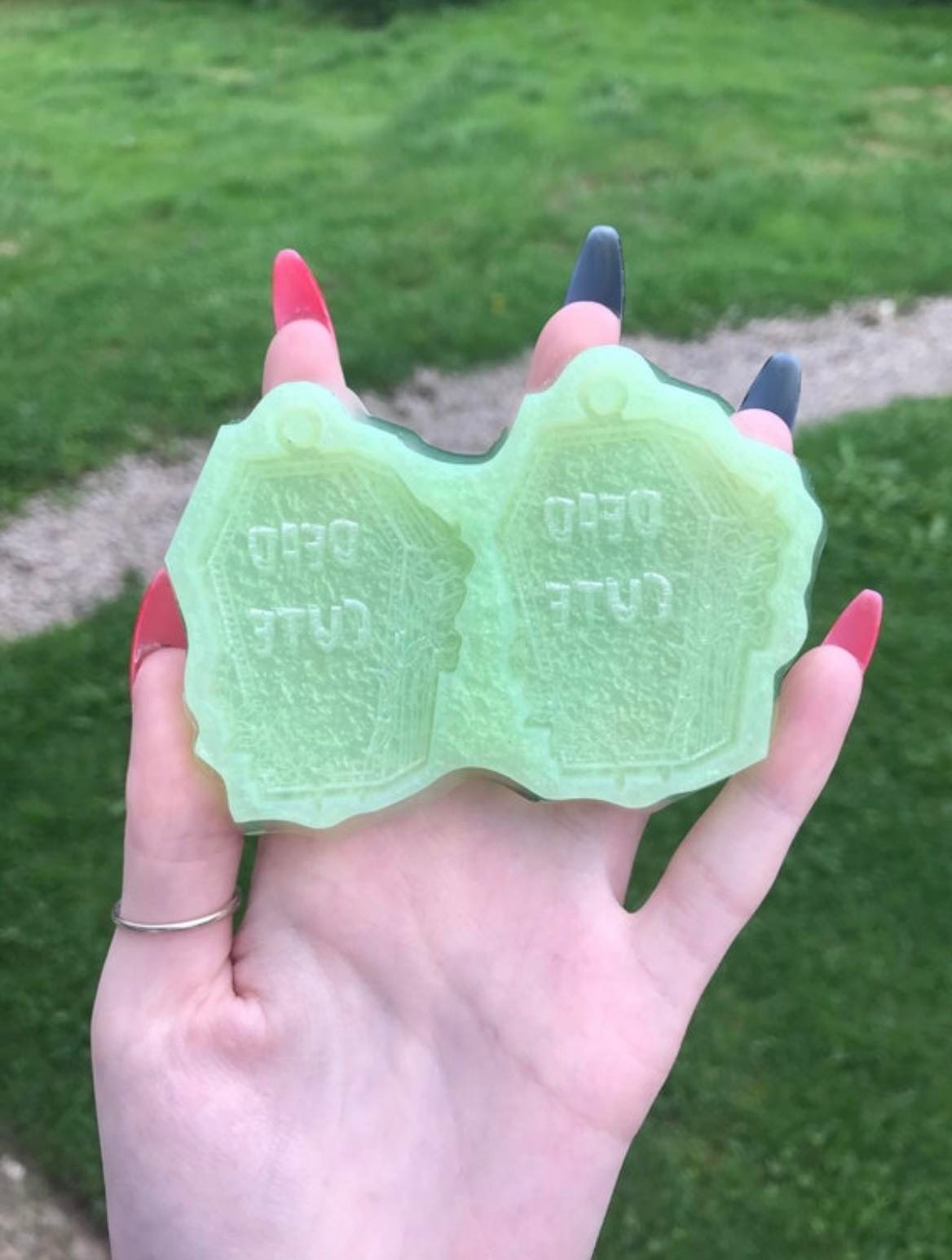 dead cute coffins - silicone earring moulds