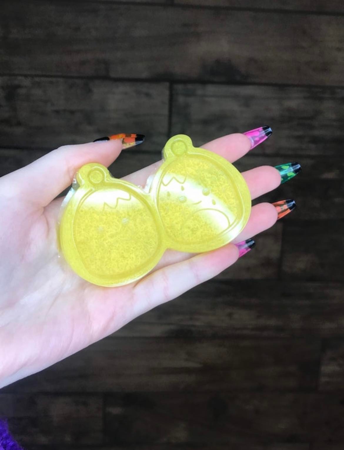 strawberry squish - silicone earring moulds