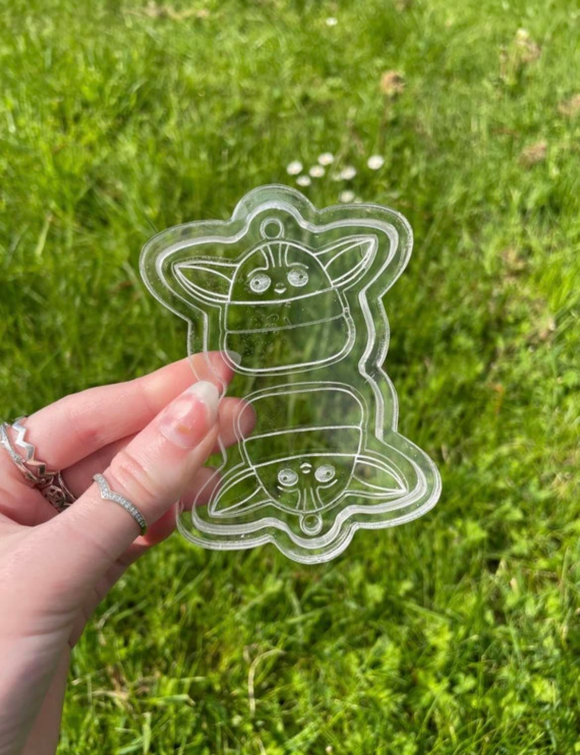 baby yoda - silicone earring moulds