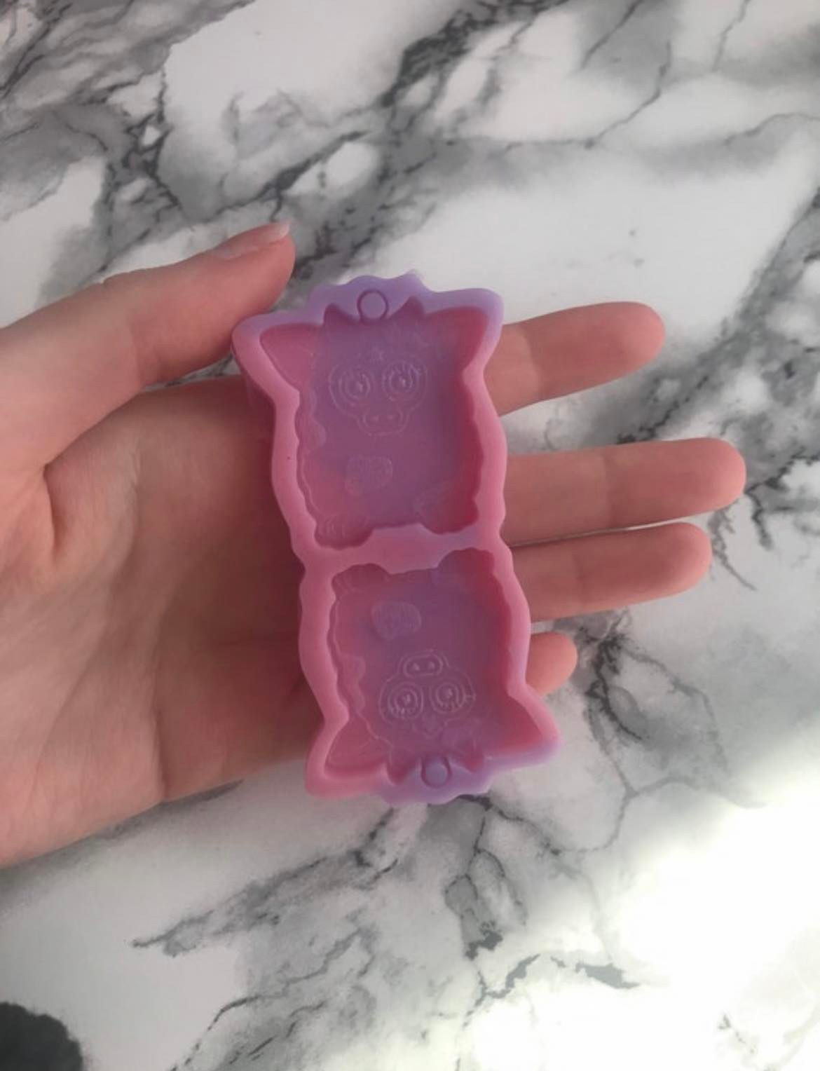 cow print furbaby - silicone earring moulds