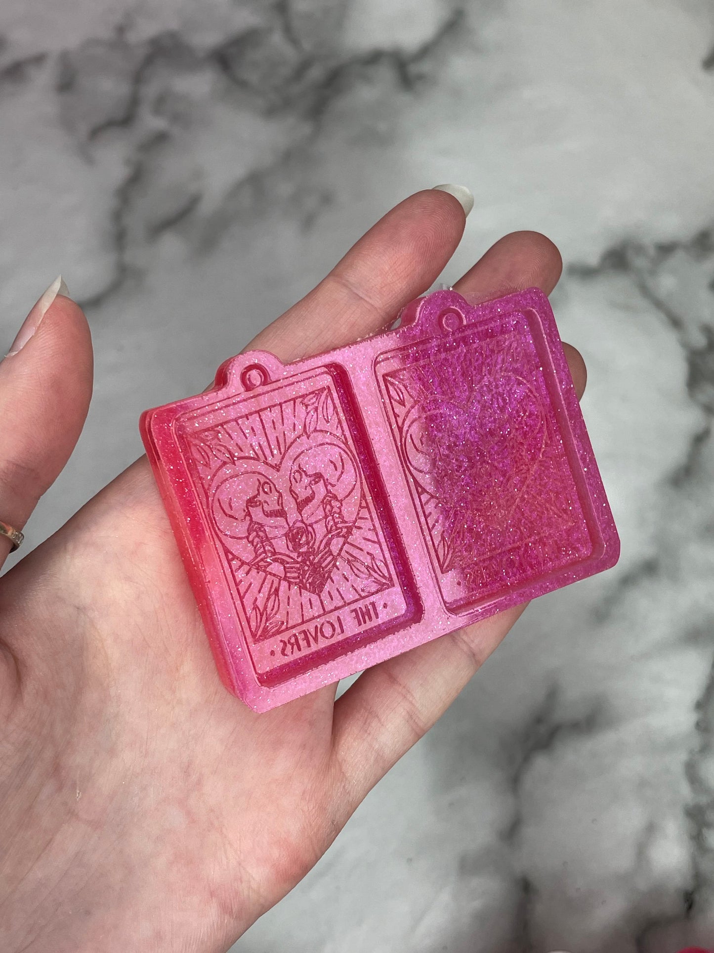 the lovers tarots - silicone earring mould