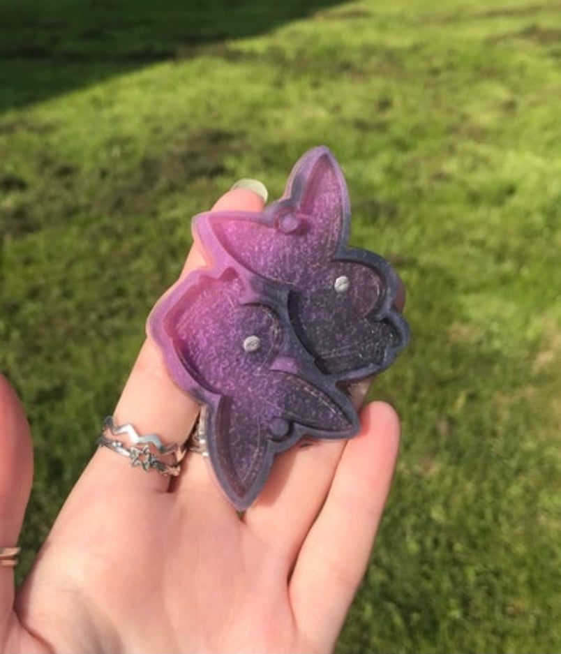 bunny - silicone earring mould