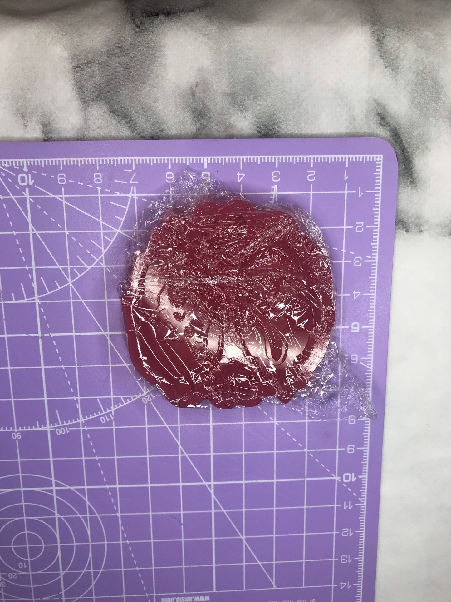 Heart eyes scream silicone earring mould|mould only for resin crafts| Made to order