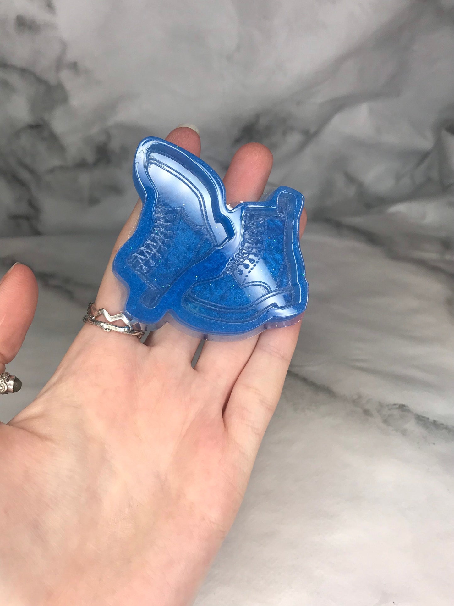 Boots silicone earring mould|mould only for resin crafts| Made to order