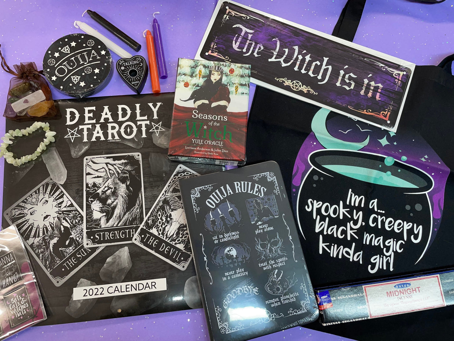 Krampus filled gift sack