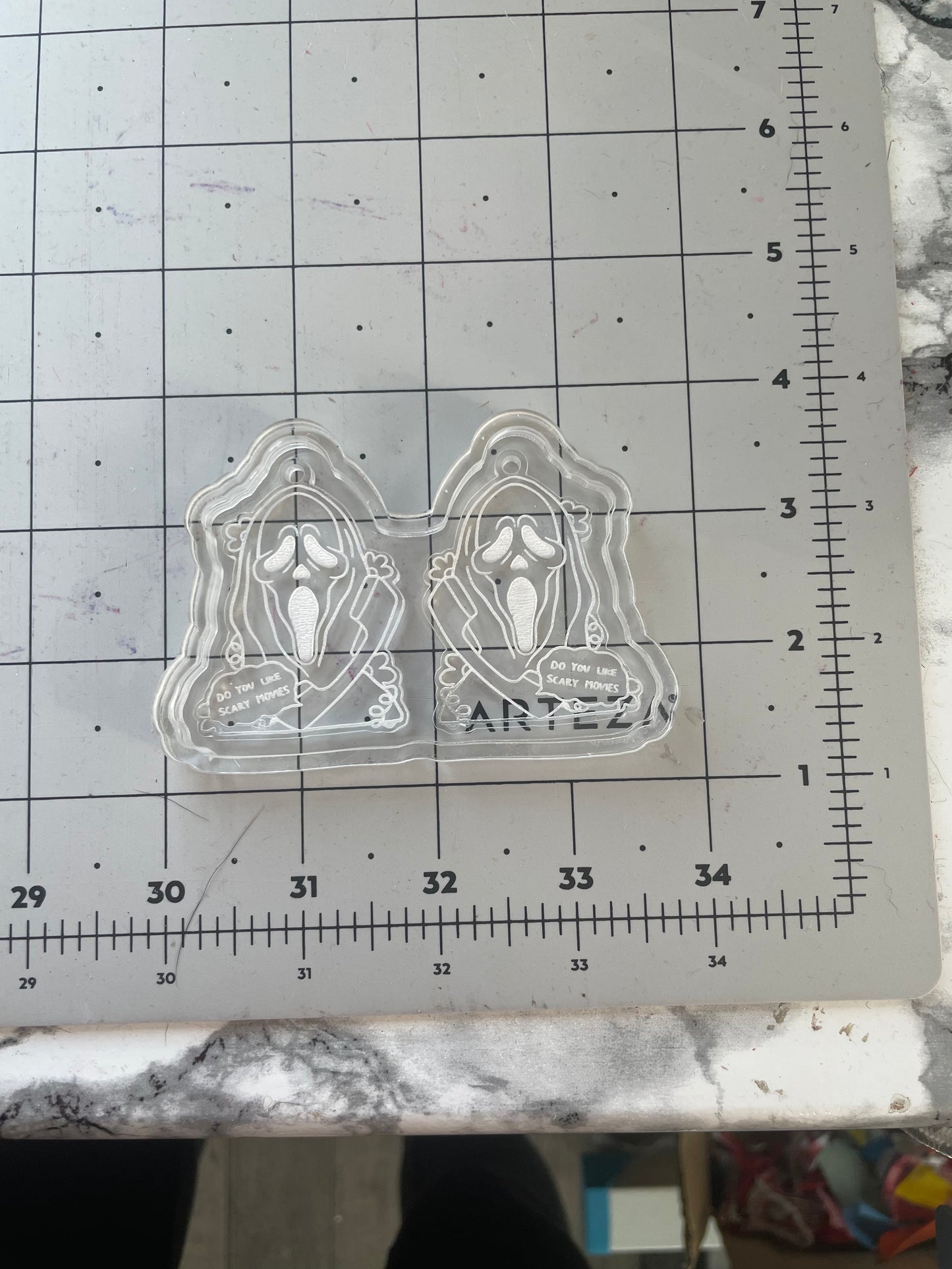 Do you like scary movies? silicone earring mould