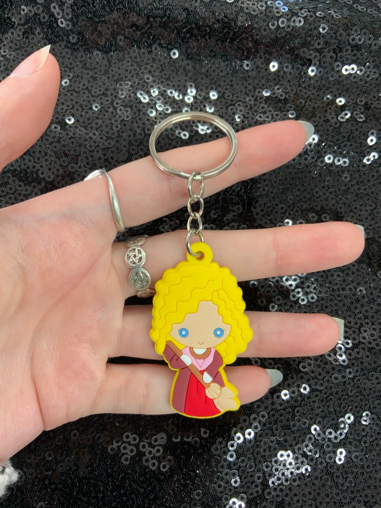 Sarah pvc keychain