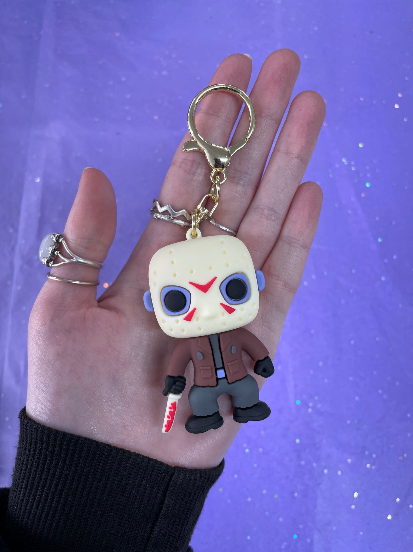 Masked horror keychain