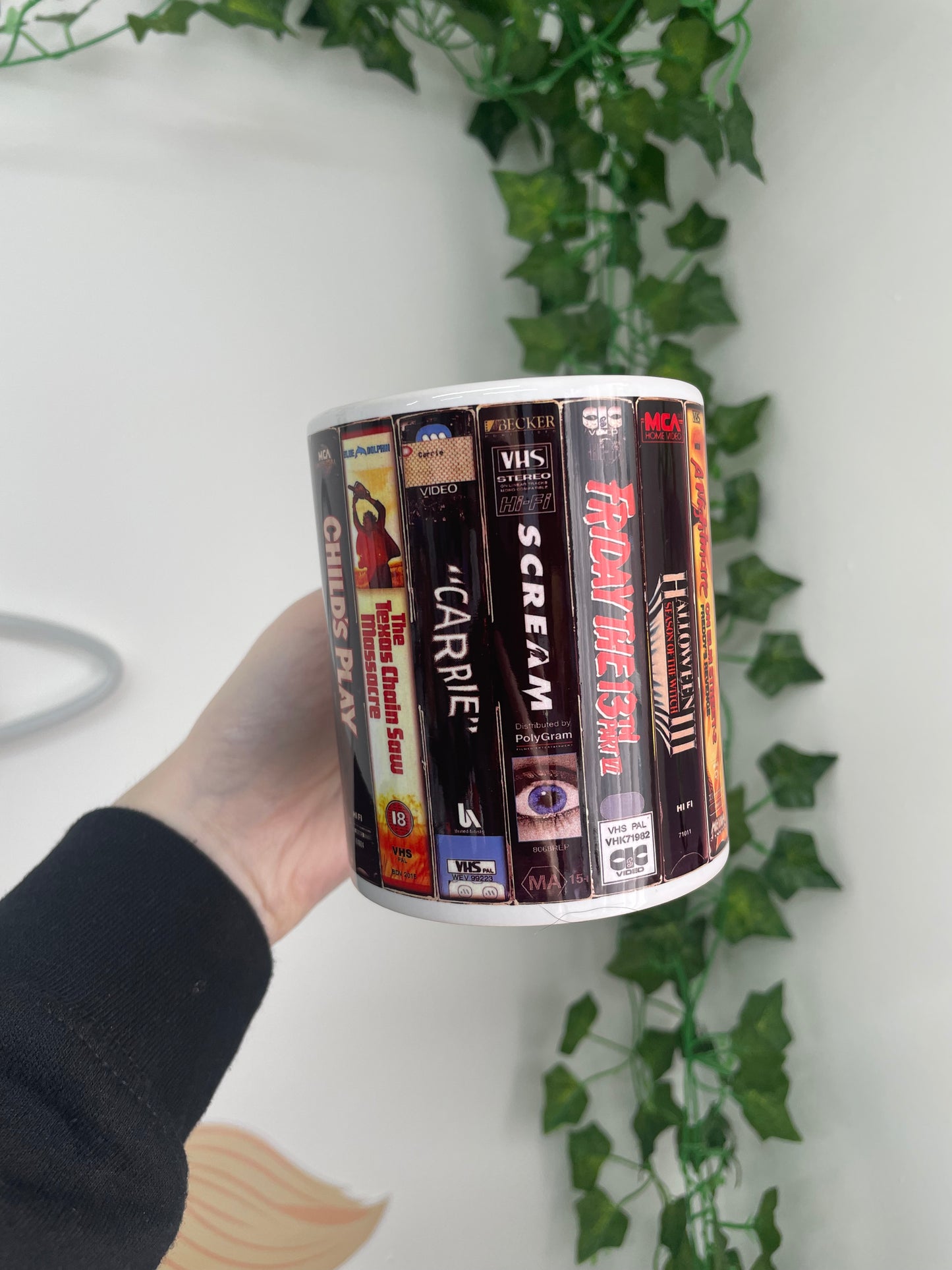 Horror vhs movies Mug