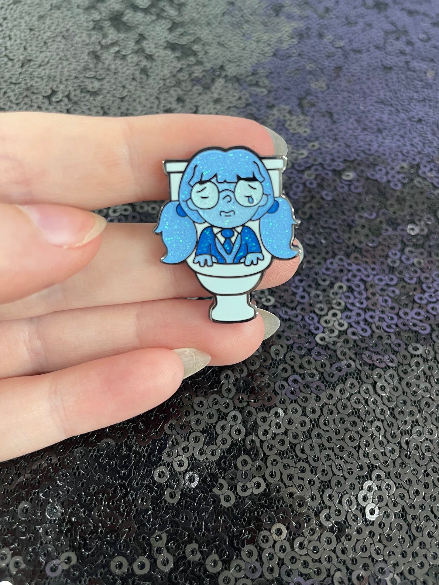 Moaning Myrtle enamel pin