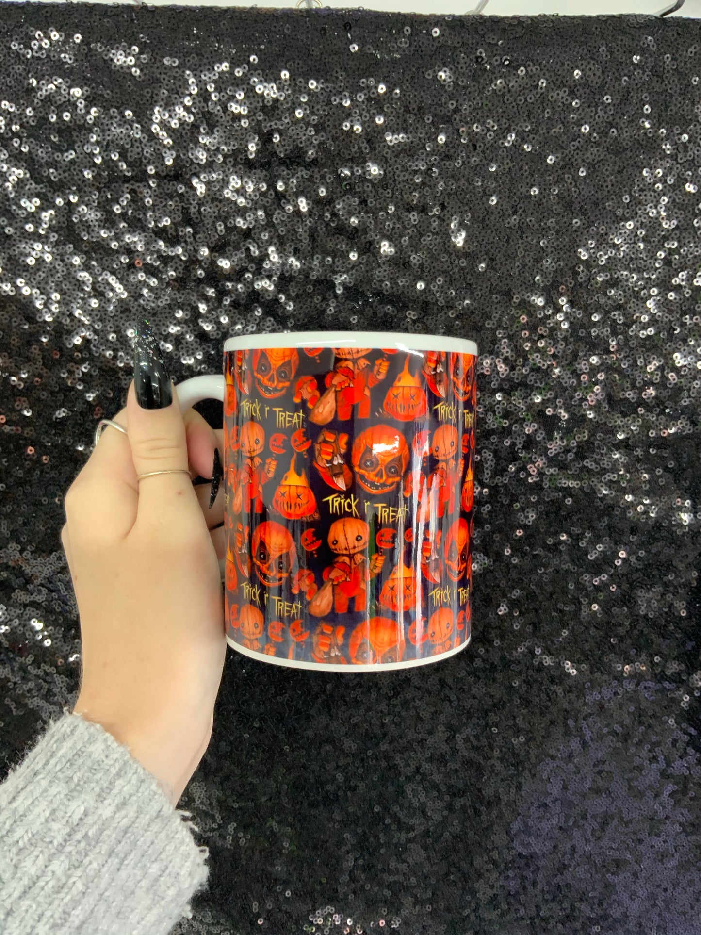 Trick r treat wrapped Mug