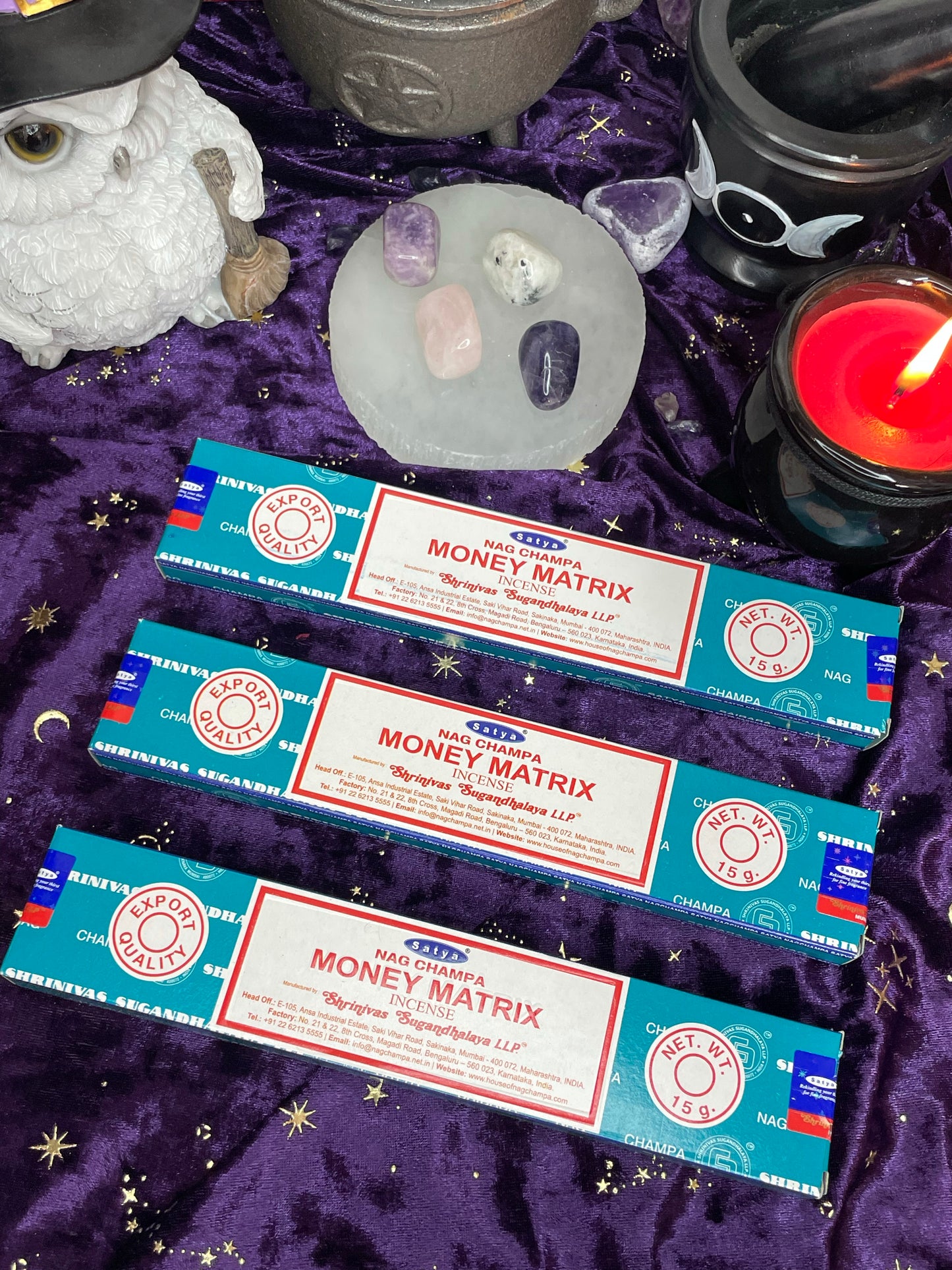 Money matrix incense sticks