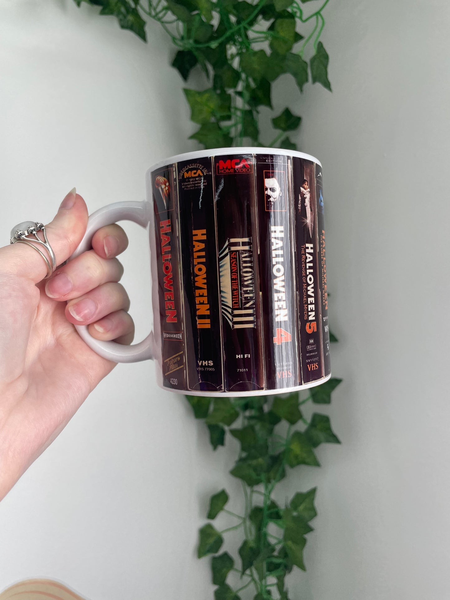 Halloween vhs movies Mug
