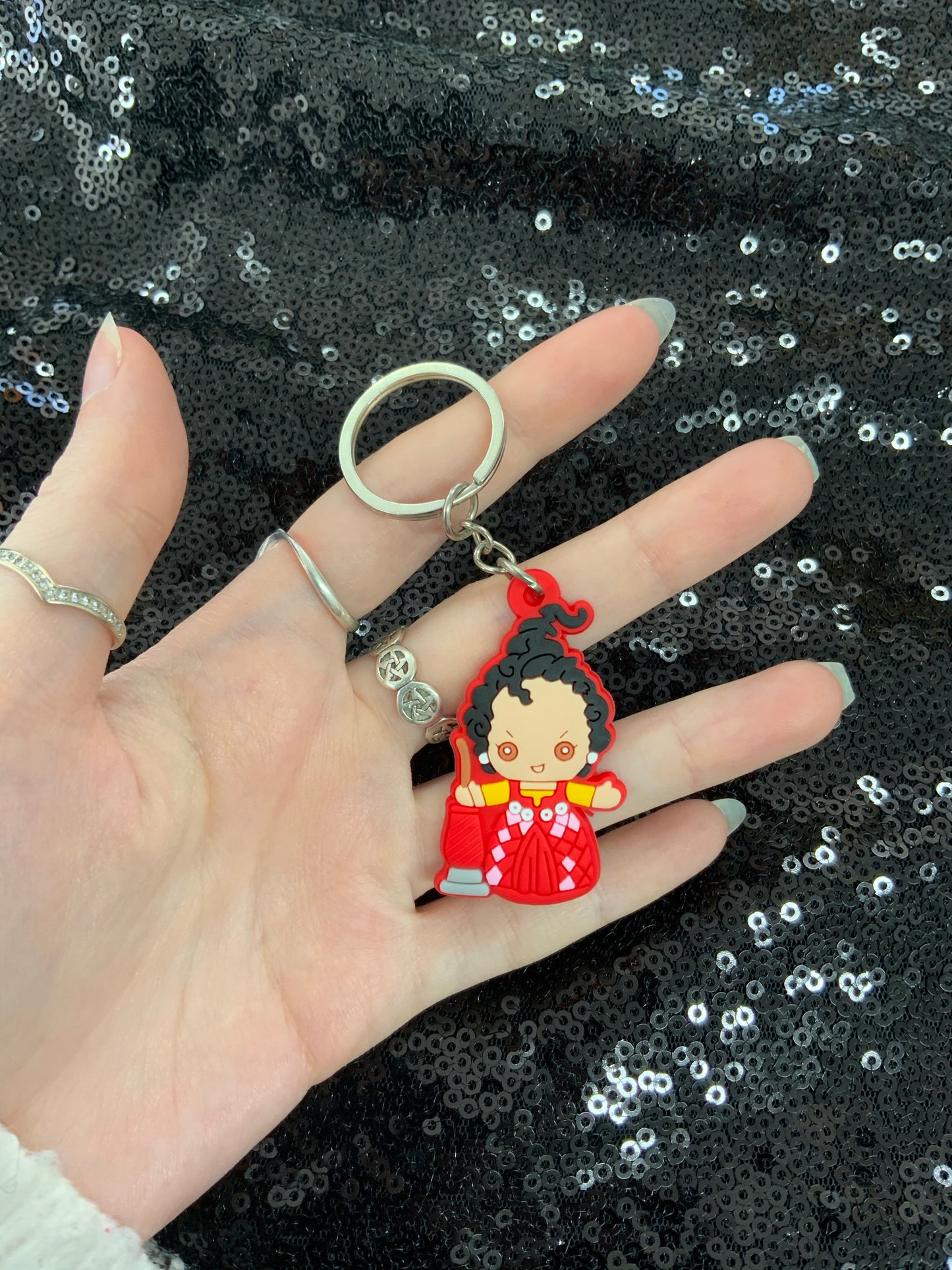 Mary pvc keychain