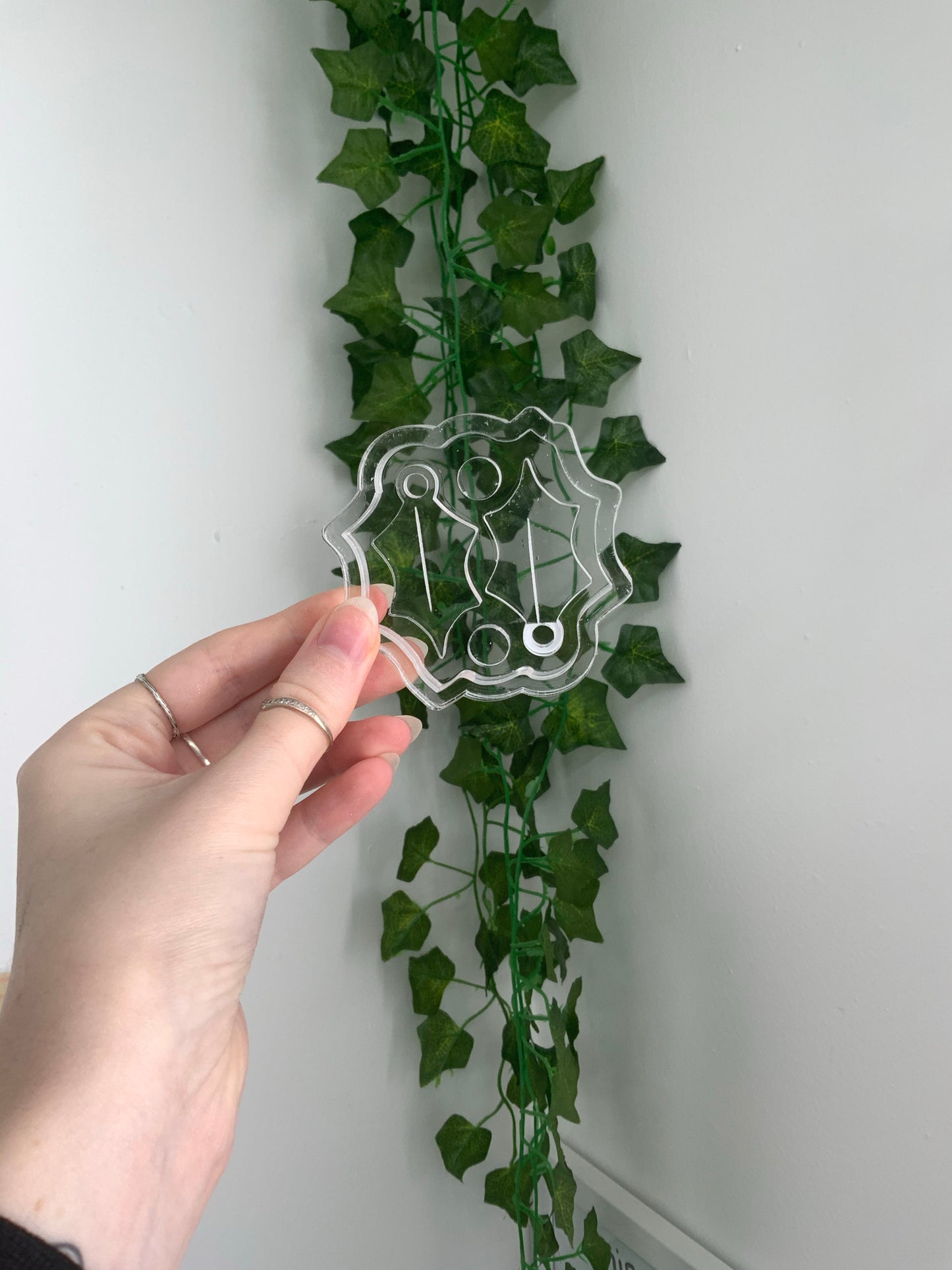 Holly silicone earring mould