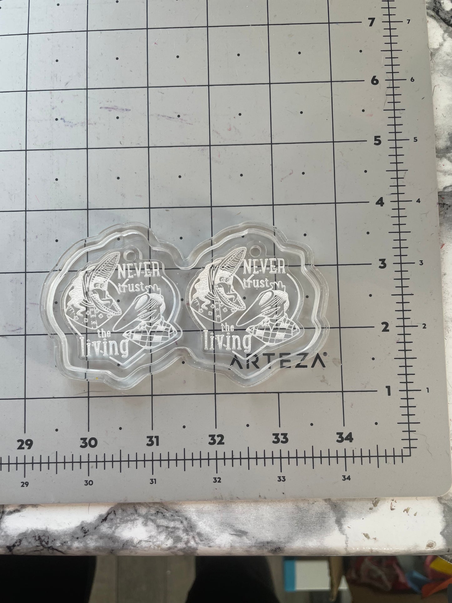 Adam and barb, never trust the living silicone earring mould