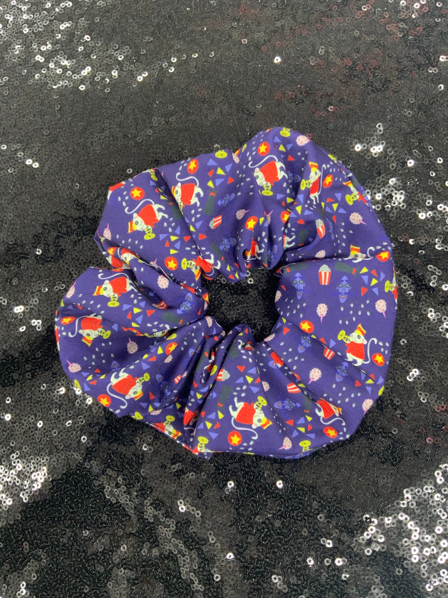 Circus mice hair scrunchie