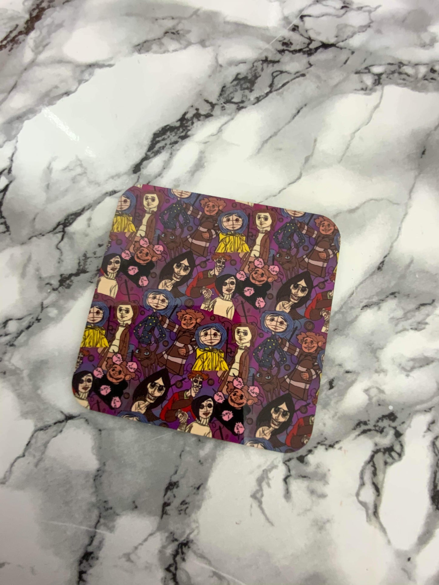 Button family Coaster