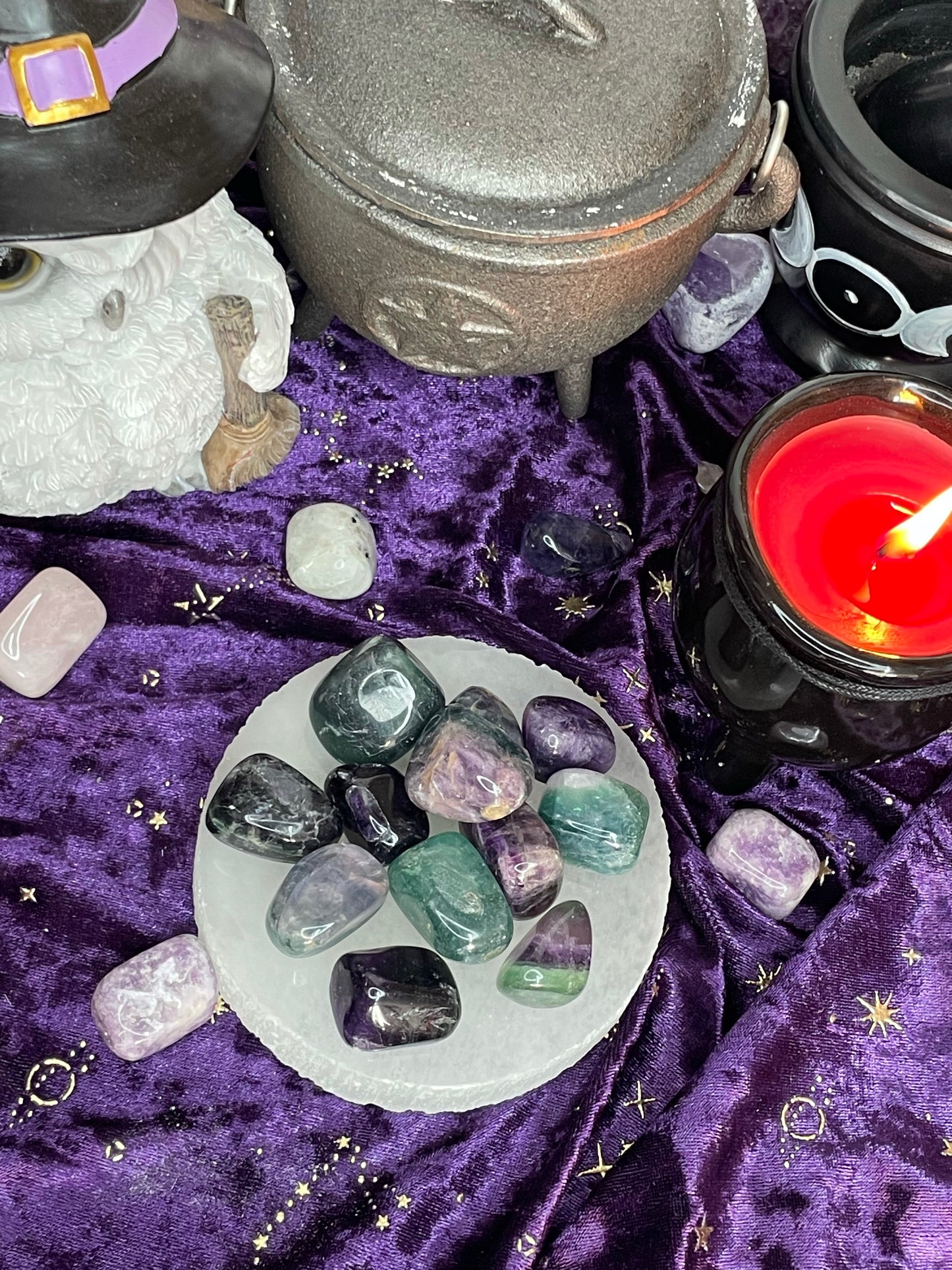 Fluorite Polished tumblestone