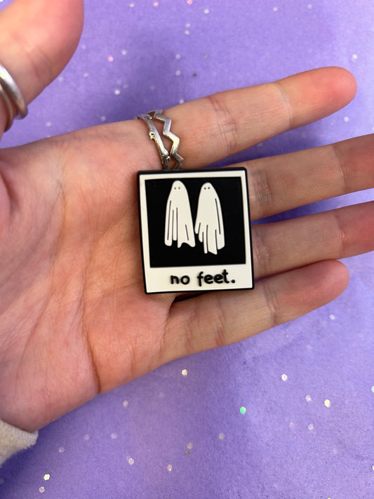 Ghosts Polaroid croc charm