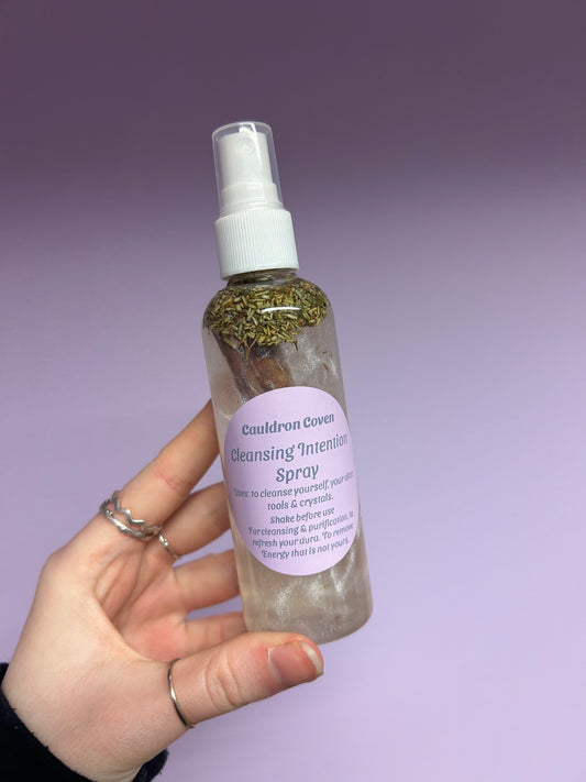 Cleansing intention spray