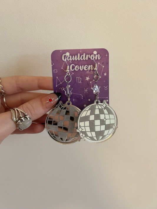 Disco balls Acrylic Earrings