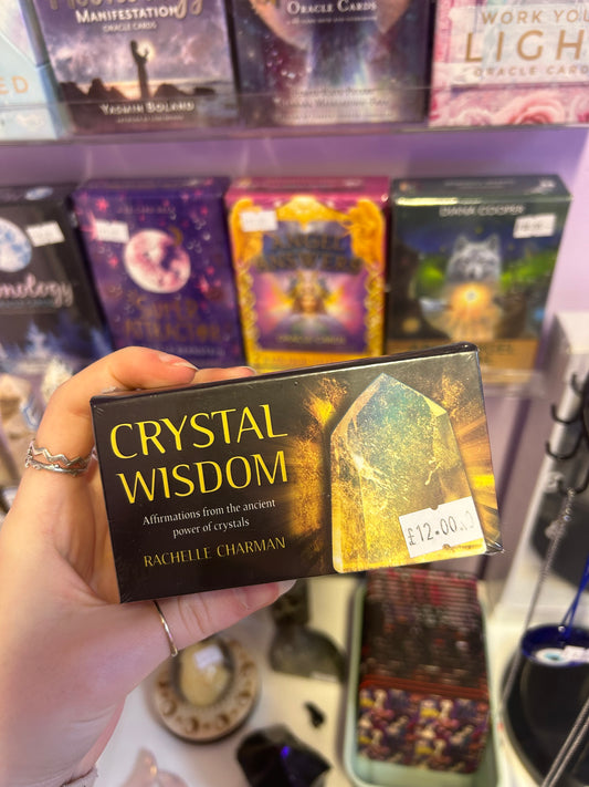 Crystal wisdom affirmation cards