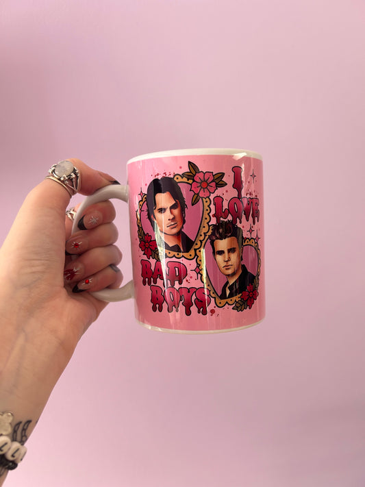 I love bad boys mug