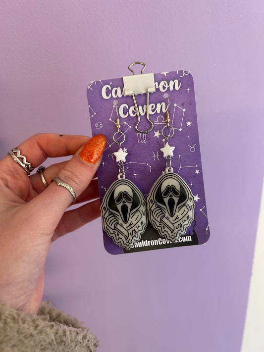 Screaming Resin earrings