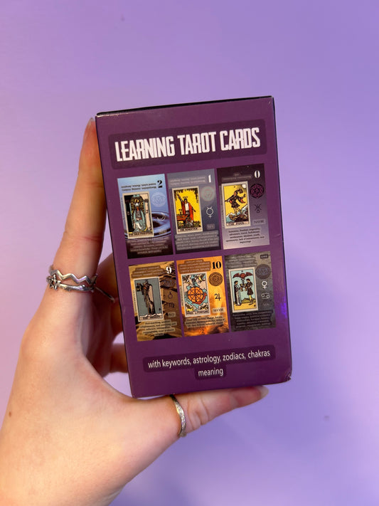 Learning tarot cards