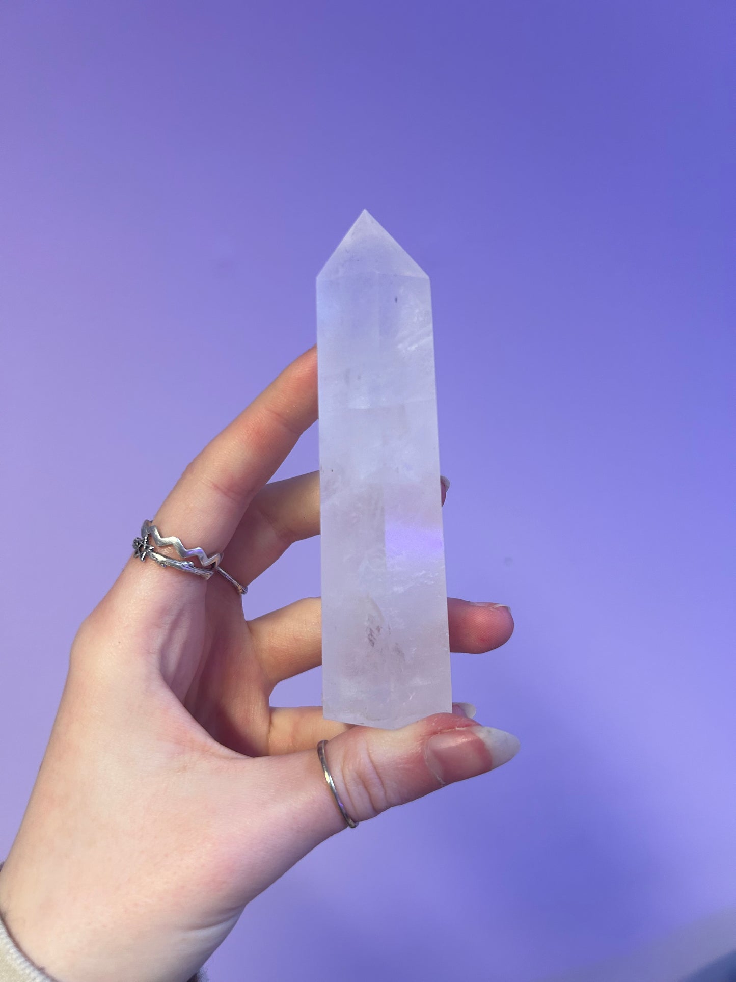 Clear quartz Crystal tower