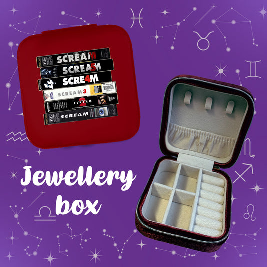Vhs scary movie mini jewellery box