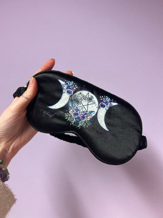 Blessed be satin eye mask