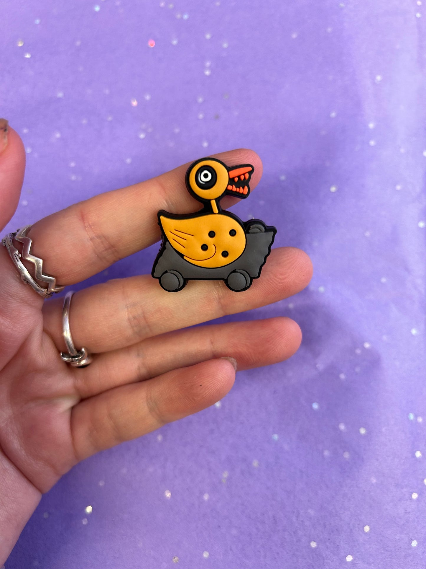 Ducky croc charm