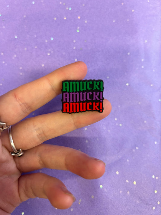 Amuck croc charm