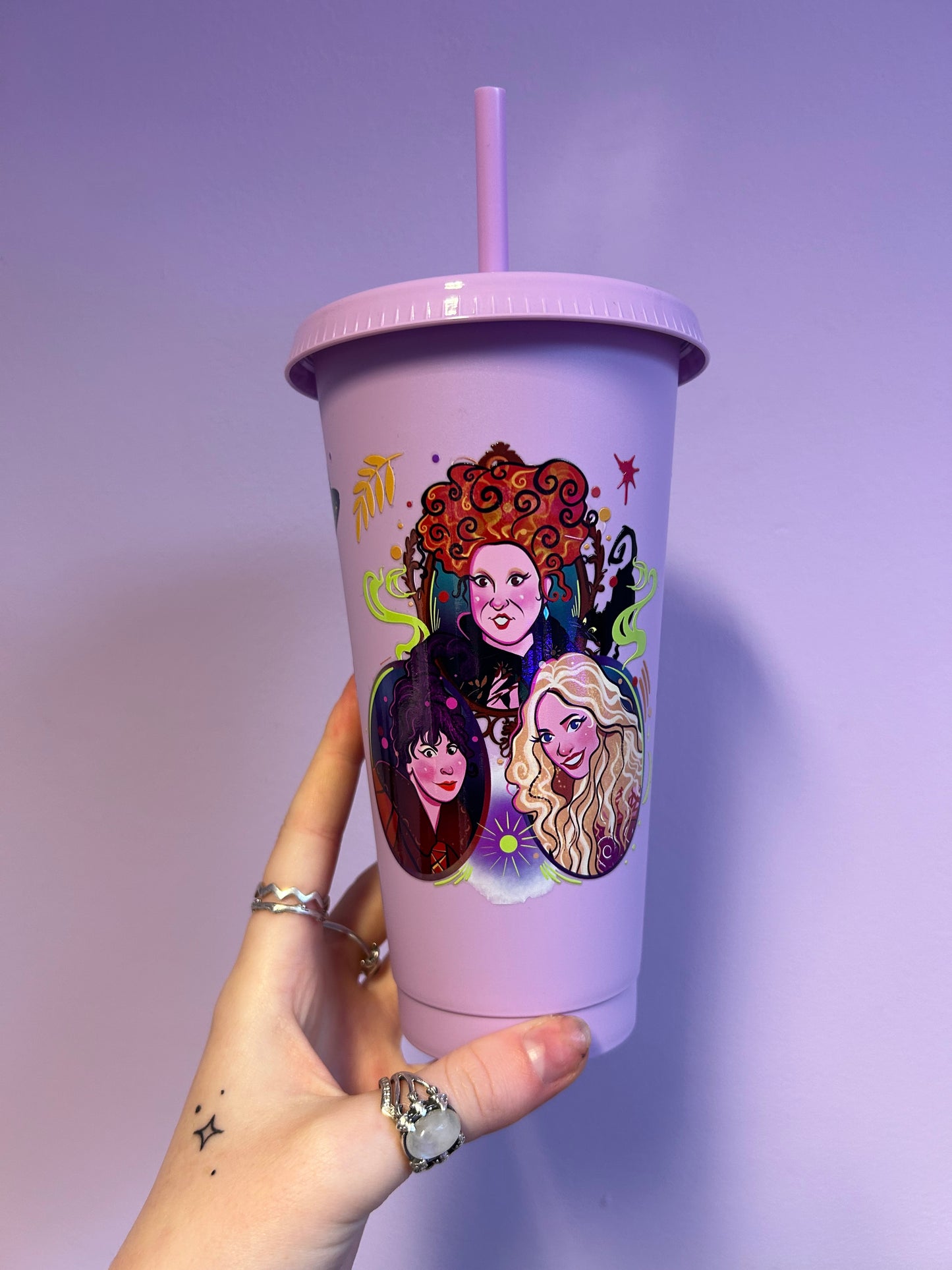 3 witches 24oz cold cup