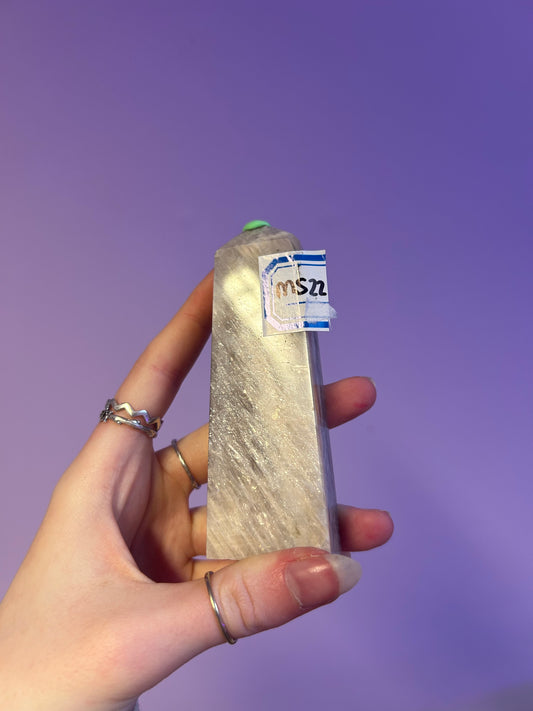 Moonstone flashy Crystal tower