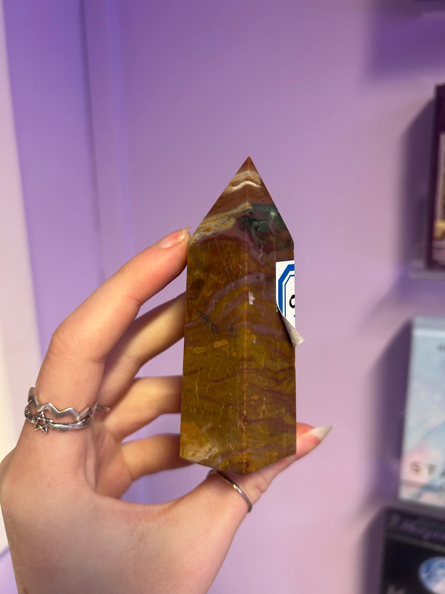 Ocean jasper Crystal tower