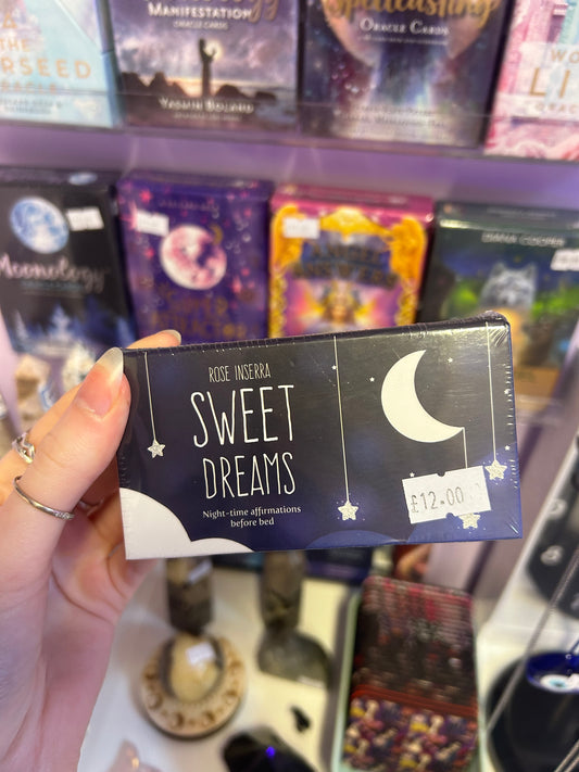 Sweet dreams affirmation cards