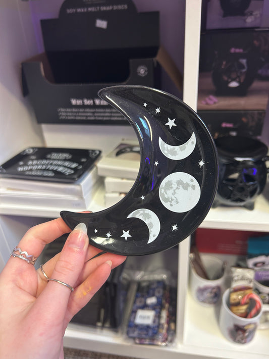 Moon phase trinket dish